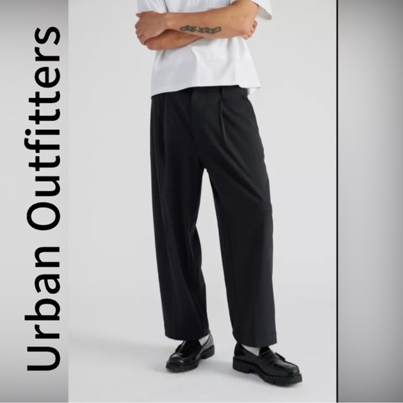 ✨Host pick✨Urban Outfitters Black Formal Dress Pants Straight Leg - Picture 1 of 8